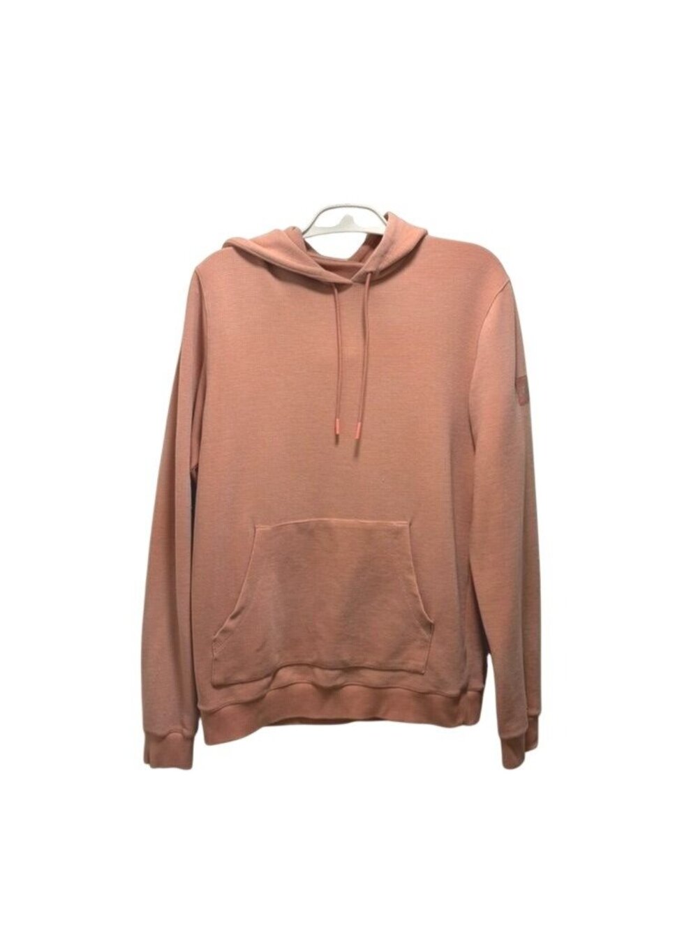 Alo Yoga Men’s Conquer Waffle Hoodie – Dusty Rose – Size Medium